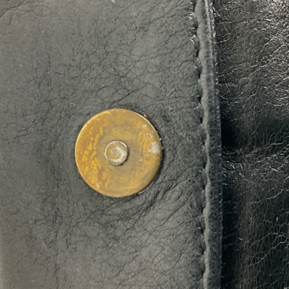 Balenciaga Black Classic Envelope Leather Clutch Bag - Picture 8 of 12